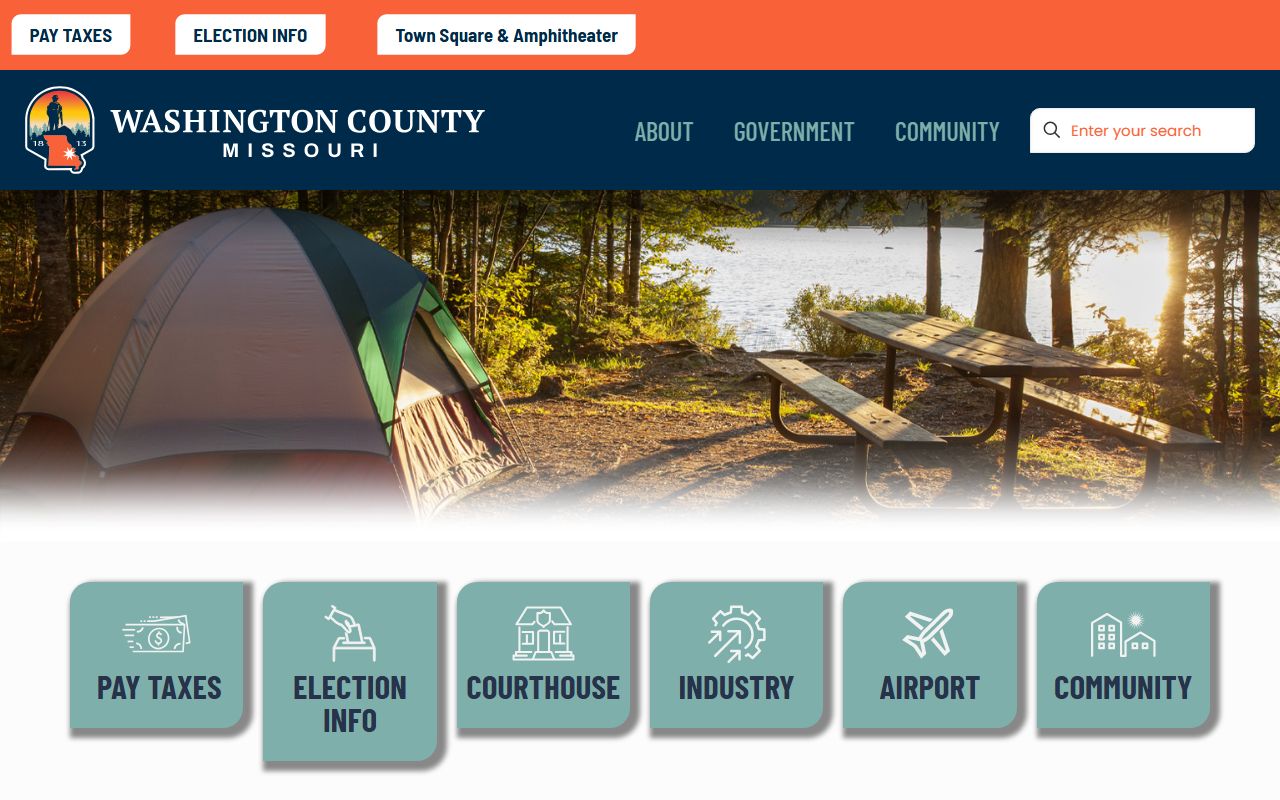 Washington County court records county government homepage